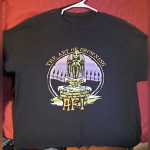 AFI Black Graphic Tee - The Art of Drowning